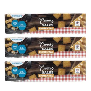 Nutrisens carrés salés emmental hyperprotéinés hypercaloriques