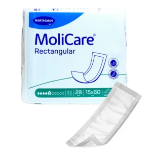 Molicare Rectangular protections droites traversables absorption 5