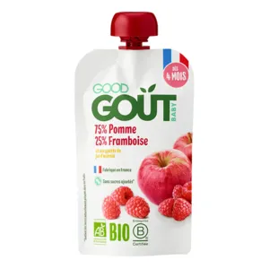Good Goût Baby Compote Pomme Framboise Bio