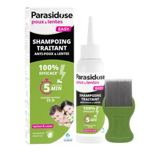 Parasidose shampoing poux et lentes