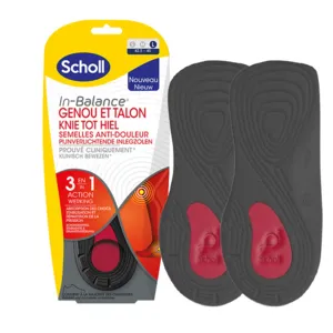 Scholl semelles anti douleurs Genou et talon