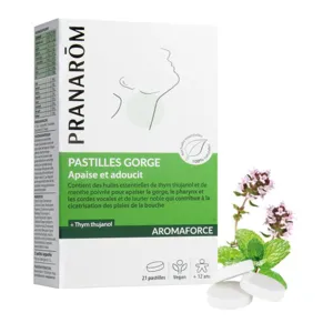 Aromaforce Pastilles pour la gorge Pranarom