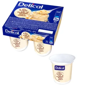Delical riz au lait  dessert hyperprotéiné