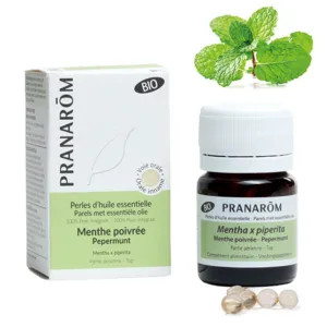 Pranarom capsule huile essentielle Menthe poivrée Bio