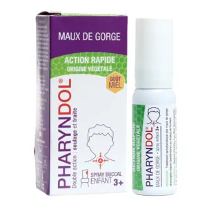 Pharyndol spray mal de gorge enfant