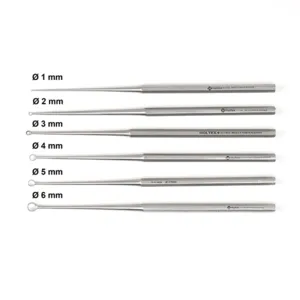 Curette Holtex fine fenêtrée chirurgicale et dermatologique