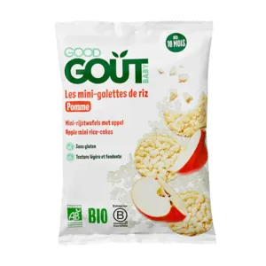 Good Goût galette de Riz à la pomme Bio pour bébé