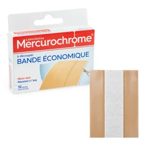 Mercurochrome Pansement à découper 6 cm de large