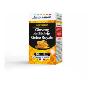 Gélules Ginseng de Sibérie Gelée royale Juvamine