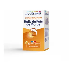 Capsules Huile de foie de morue Juvamine