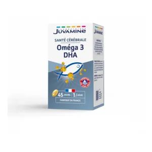 Juvamine Oméga 3 DHA capsules Santé cérébrale