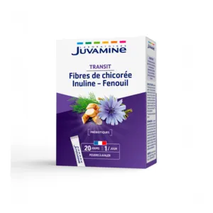 Juvamine Transit Fibres de chicorée Inuline Fenouil sticks