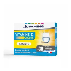 Juvamine Vitamine D 2000 UI gélules immunité