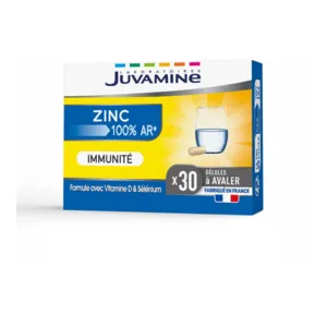 Gélules immunité Zinc Juvamine
