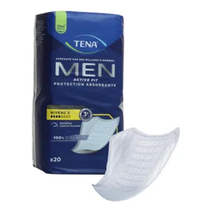 Protection fuites urinaires Homme Tena Men Active Fit Niveau 2