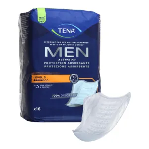 Protection fuites urinaires Homme Tena Men Active Fit Niveau 3