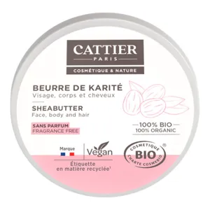 Cattier Beurre de karité Bio Visage Corps et Cheveux