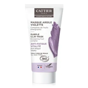Cattier Masque visage à l'argile violette bio