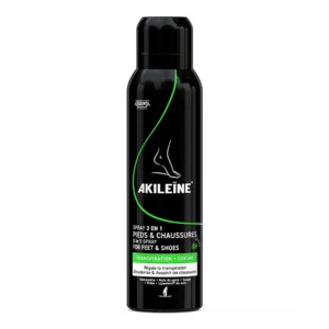 Akileïne transpiration déodorant chaussures