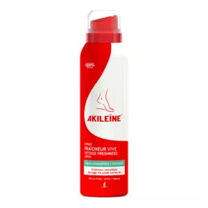 Spray Akileine fraîcheur vive pieds fatigués