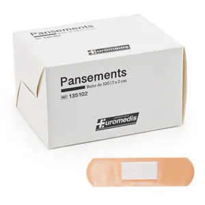 Euromedis 100 pansements 7cm x 2cm