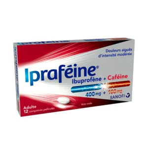 Ipraféine Caféine et ibuprofène