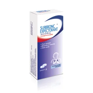 Surbronc Expectorant comprimés toux grasse