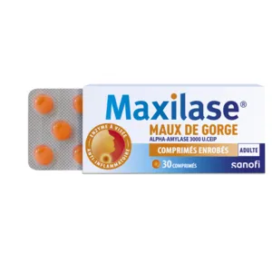 Comprimé Maxilase pour la gorge