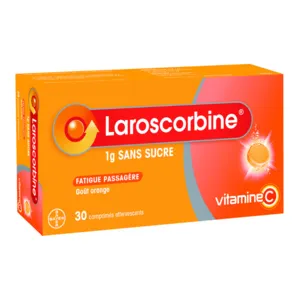Laroscorbine vitamine C 1g  effervescente sans sucre