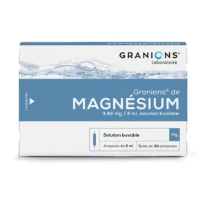 Granions de magnésium en ampoules