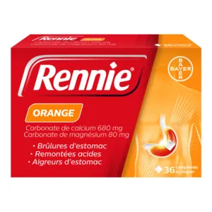 Rennie Orange Comprimés Brûlures d'estomac