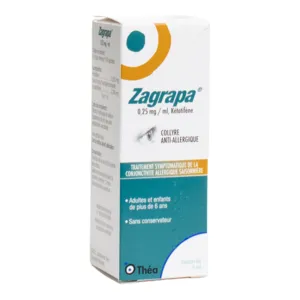 Collyre conjonctivite allergique Zagrapa