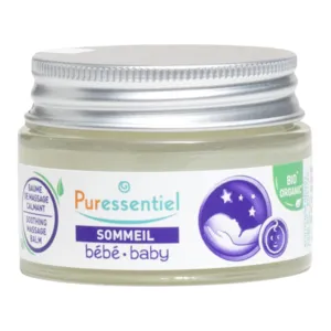 Baume de massage Calmant bébé bio Puressentiel Sommeil