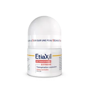Etiaxil Aisselles transpiration excessive peaux normales roll on