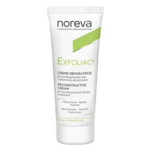 Noreva Exfoliac creme réparatrice peau acnéique