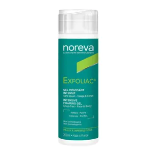 Gel moussant visage & corps intensif Exfoliac de Noreva