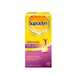 Comprimés effervescents de Supradyn Intensia
