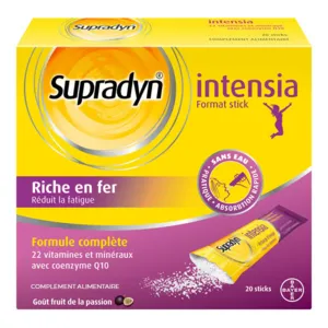 Supradyn Intensia stick carence en fer