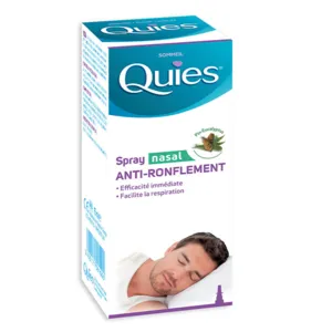 Spray nasal Quies contre les ronflements