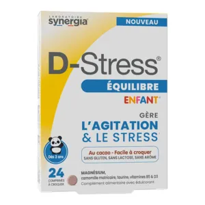 D Stress Equilibre agitation et stress comprimés enfant