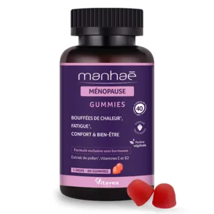 Manhaé Gummies Ménopause Fruits rouges