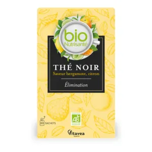 Thé noir Bio Nutrisanté  élimination sachets