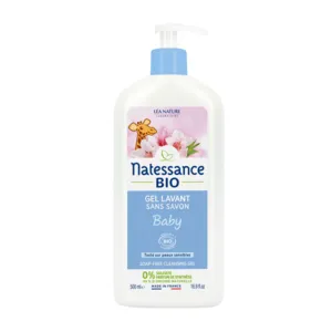Gel lavant sans savon Bio corps et cheveux Natessance Bébé