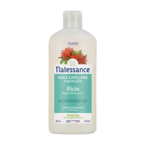 Natessance huile de ricin fortifiante cheveux et ongles