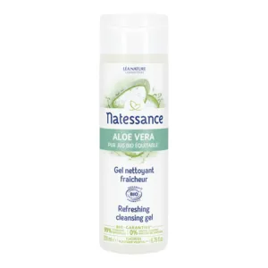Gel démaquillant fraîcheur Natessance à l'Aloe Vera Bio