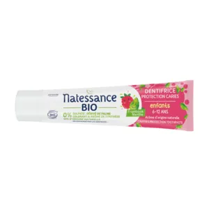 Dentifrice enfant Natessance Bio Framboise Menthe
