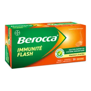 Berocca Immunité Flash Formule concentrée comprimés effervescents