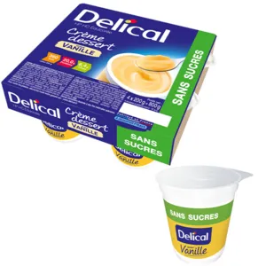 Delical crème dessert HP HC pour diabétique