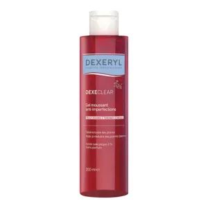 Dexeryl Dexeclear gel moussant anti imperfections sans savon
