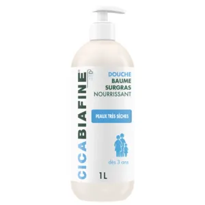 Douche Baume surgras nourrissant Cicabiafine Peaux très sèches